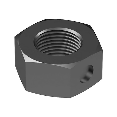 Huyett Center-Lock Distorted Thread Lock Nut, 3/8-16, Low Carbon Steel, Zinc Clear Trivalent, 0.375 in Ht NUTH11-0375-0375LC3